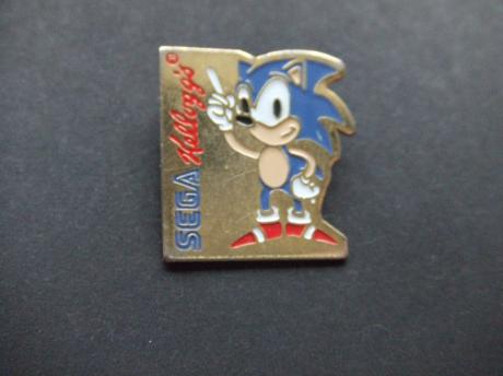 Sonic Sega wijzend  computerspel